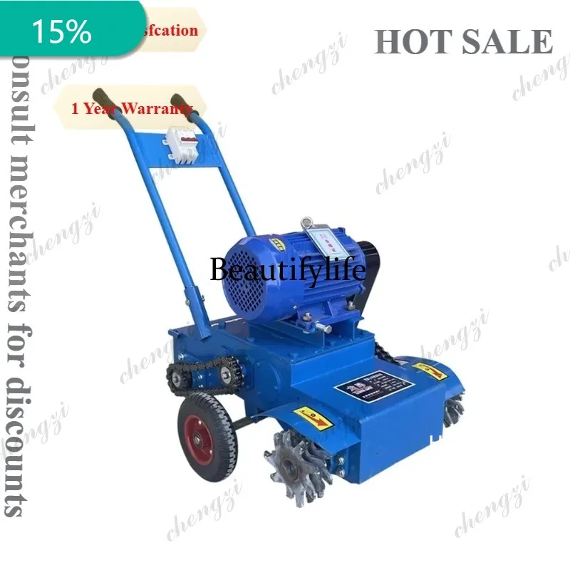 

A172 Concrete slag cleaning machine electric cement cleaning mortar floor ash grab chiseling planing ground floor cleaning mach