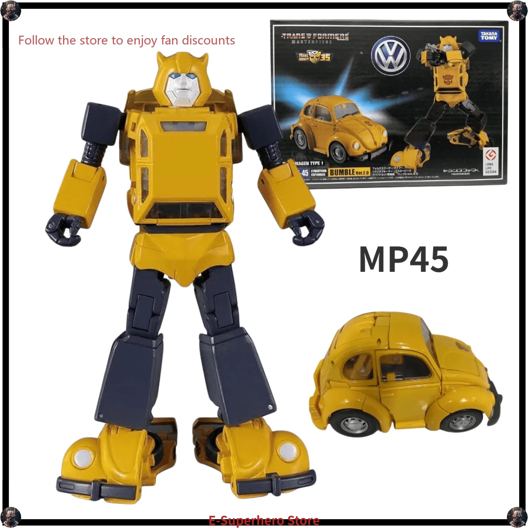 

In Stock Transformation Toy MP45 Bee 2.0 Japanese Version KO Beetle G1 Animation Action Figure Toys Collection Gift