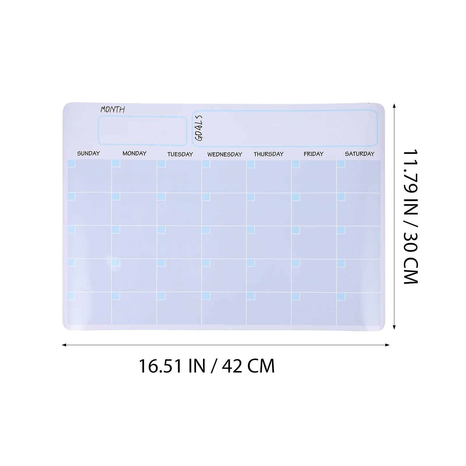 

Undated Magnetic Plan Sticker Erasable Monthly Schedule Board Fridge Calendar Sticker Diet Meal Tracker Weekly Planner