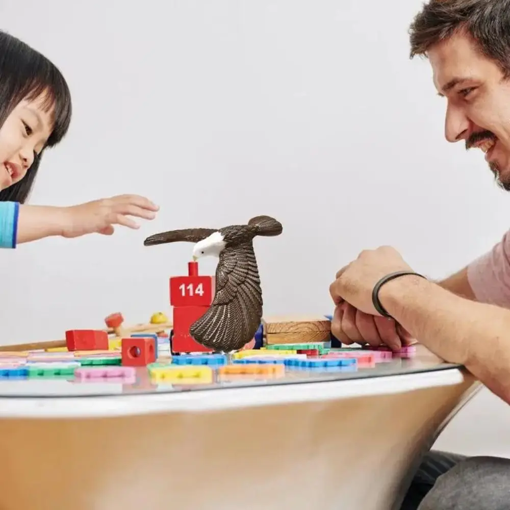 Pyramid Physical Balancing Eagle Bird Novelty Trick Gravity Science Balance Bird Gift Funny Eagle Bird Interactive Boys