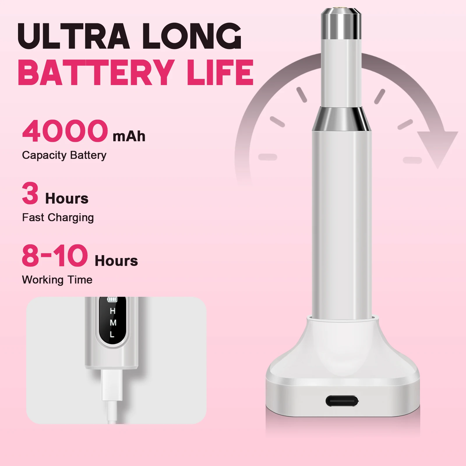 コードレス電動ドリルネイルマシン ブラシレス マニキュアカッター アパリイグドマシン マニキュアとペディキュア用 ネイルファイル 電動