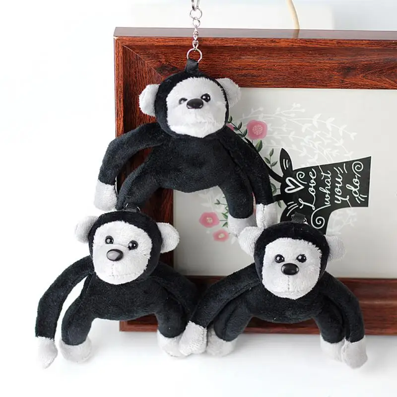 Monkey Stuffed Animal Dolls Hot Gorilla Toy Plushie Soft Black Stuffed Animal Cute Doll For Game Lovers Kids Family Birthday