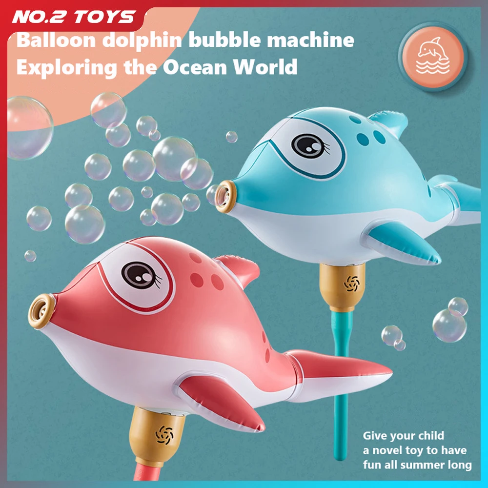 

Big Size Dolphin Bubble Gun Toys for Children Automatic Bubbles Soap Blower Machine Animal Dolphin Shape Outdoor Toy Kids Gift