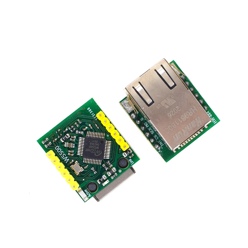 الالكترونيات الذكية USR-ES1 W5500 رقاقة SPI الجديدة إلى LAN / إيثرنت محول TCP / IP وحدة