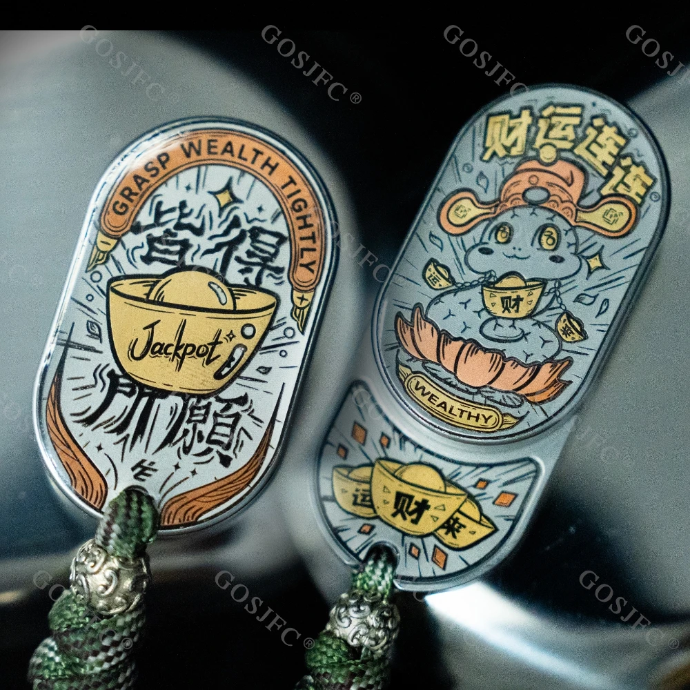 HE EDC LINGYUN 3.0 フィジェットスライダーは左右に360度回転します