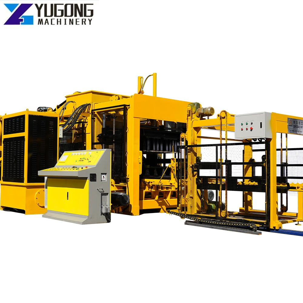 YG QT15-15 Fully Automatic Hydraulic Block Making Machine Concrete Cement Brick Making Hollow Block Machinery Price For Sale