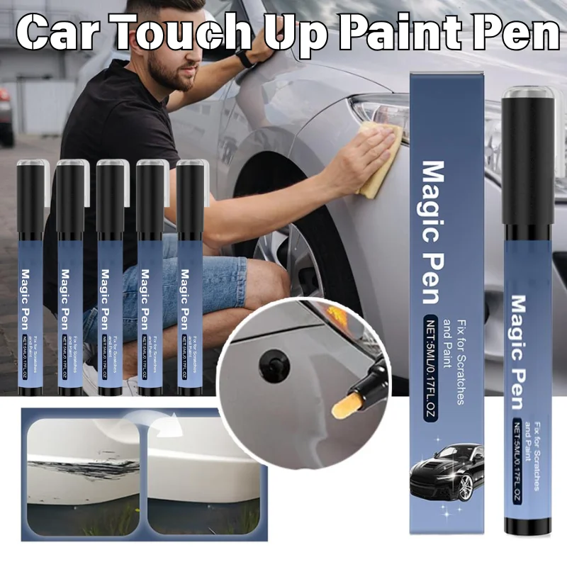 DIY Auto Paint Scratch Repair Magic Pen Universal Car Touch Up Paint Pen Quick Cover Minor Car Surface Scratches Car Care Tool
