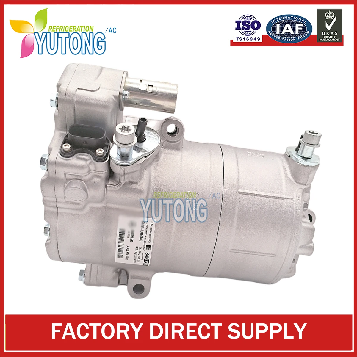 SHS-33H4186  COMPRESSOR for Mercedes BENZ E300 E400 GLC 293 A0008300301 0008300301 CW253/GLC W205/C350 W213