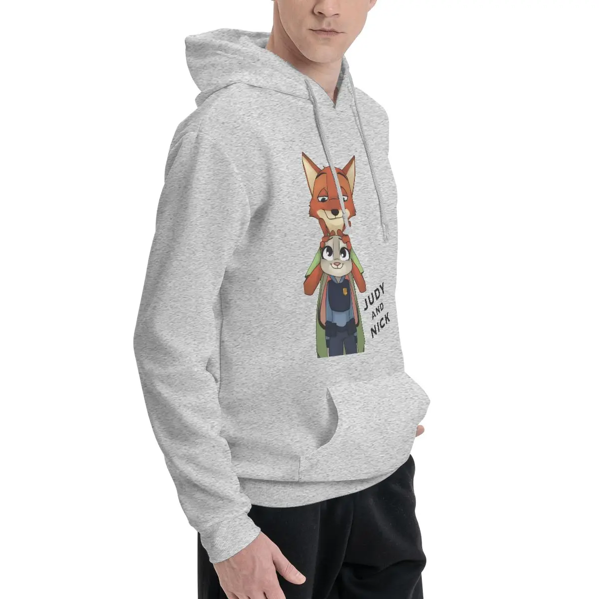 New Arrivals Zootopia-Nick-Judy style hoodie print pullover sweatshirt hoodie Harajuku retro super sweatshirt