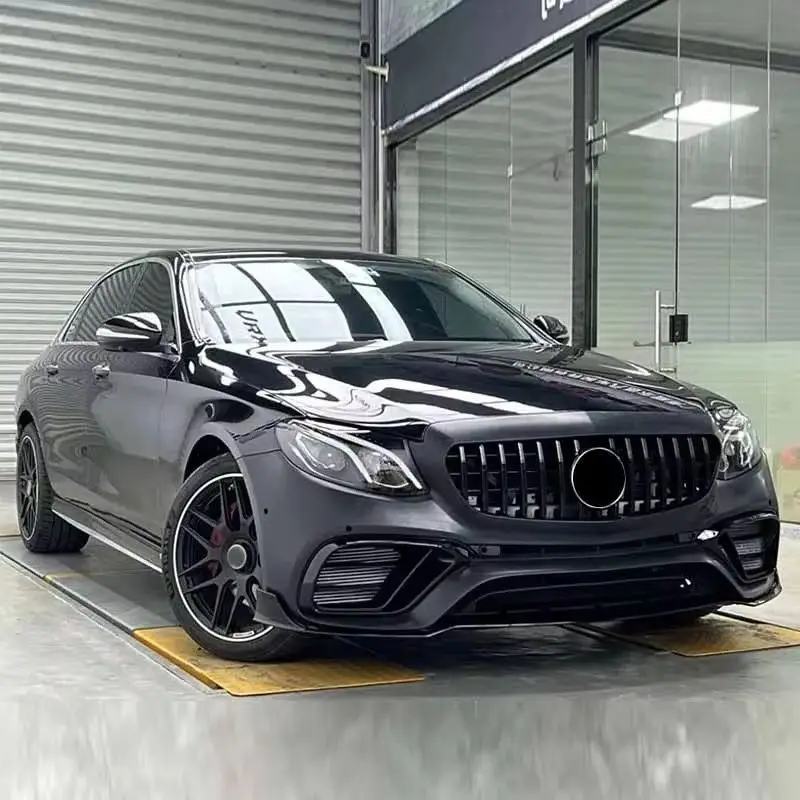 

Upgrade New Version E63S Body Kit Front Bumper Side Skirt Rear Diffuser for E-class W213 2016-2019