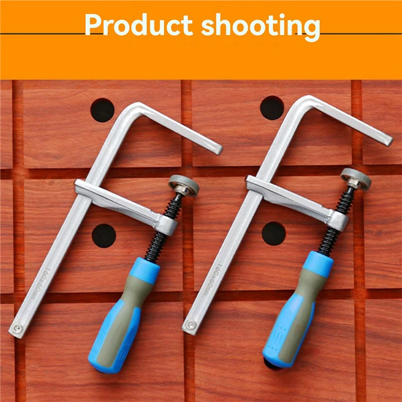 

FAST-160X60mm Woodworking Plastic Handle Dovetail Clamp Suitable For Rail Woodworking DIY Desktop Groove Fixing 2Pcs