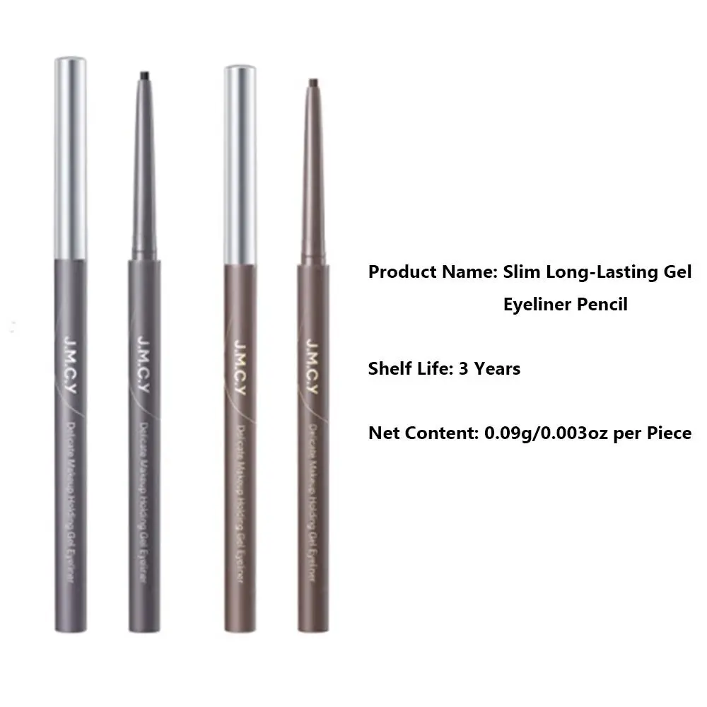 محدد عيون جل رفيع بألوان زاهية، محدد عيون جريء ومحدد مقاوم للماء طوال اليوم، محدد عيون مقاوم للتلطخ