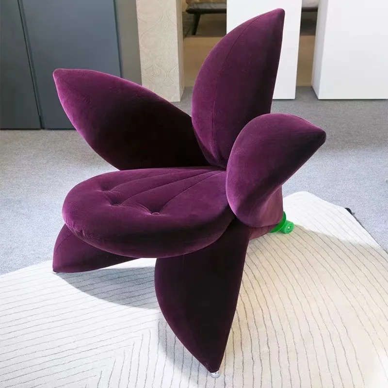 

Petal Chair Nordic Light Luxury Modern Designer Flower Chair Lily Leisure Creative Morning Flower Small Unit