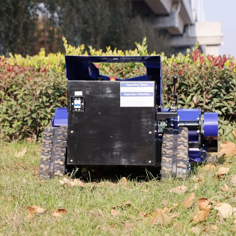 تخصيص الساخن بيع شعبية عالية وتكنولوجيا المتقدمة نقطة الحديثة التحكم عن بعد جزازة العشب روبوت جزازة flail