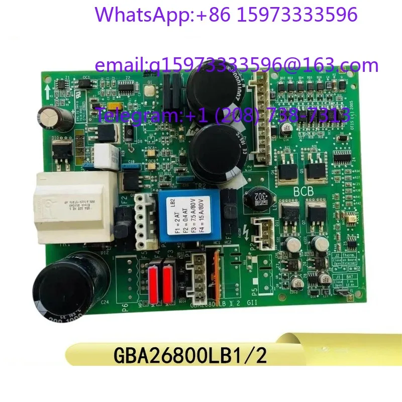 Elevator accessories BCB control board GBA26800LB1/2 brand new original spot