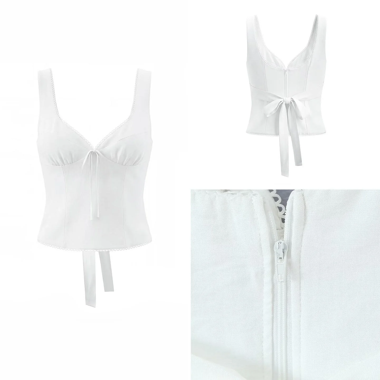 

Женская жилетка Ele White V-Ne, новинка зимы 2025, универсальная, для повседневной носки, стильная, модная верхняя одежда для женщин