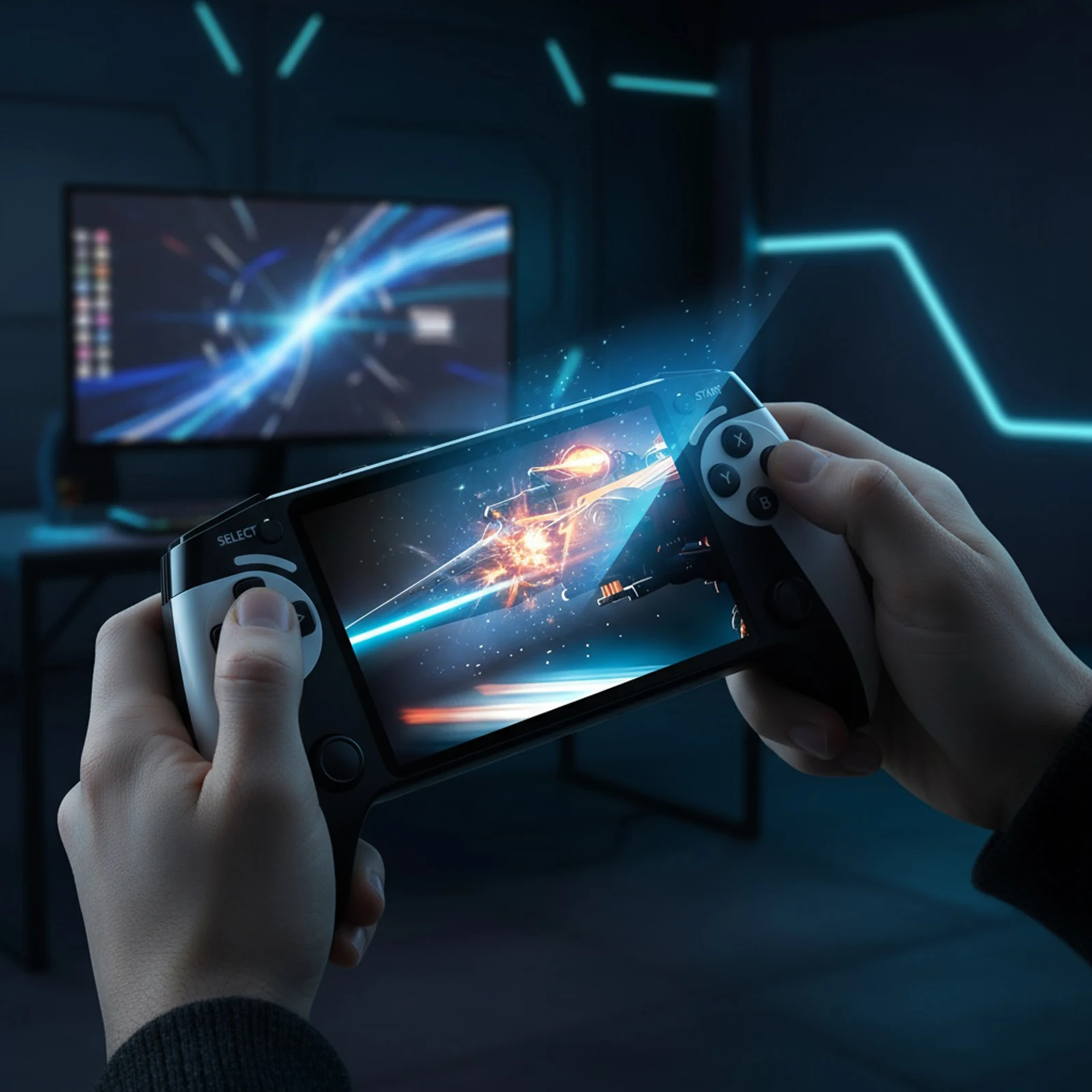 

Handheld Game Console 5.5 Inch Screen Retro Gaming Console with 20000+ Games Retro Handheld Video Game Console for Kids & Adults