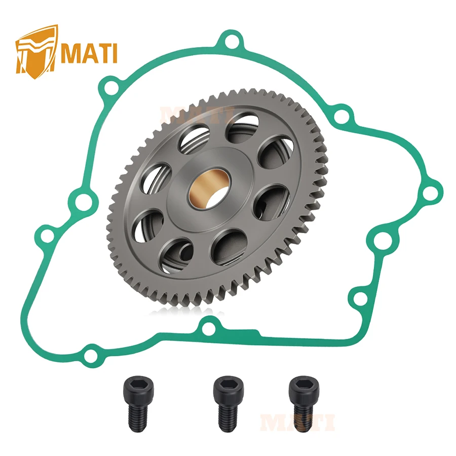 M MATI Starter Clutch One Way Bearing Idler Gear Gasket For Kawasaki Bayou 220 250 KLF220 KLF250 1988-2011 13193-1002 16085-1198