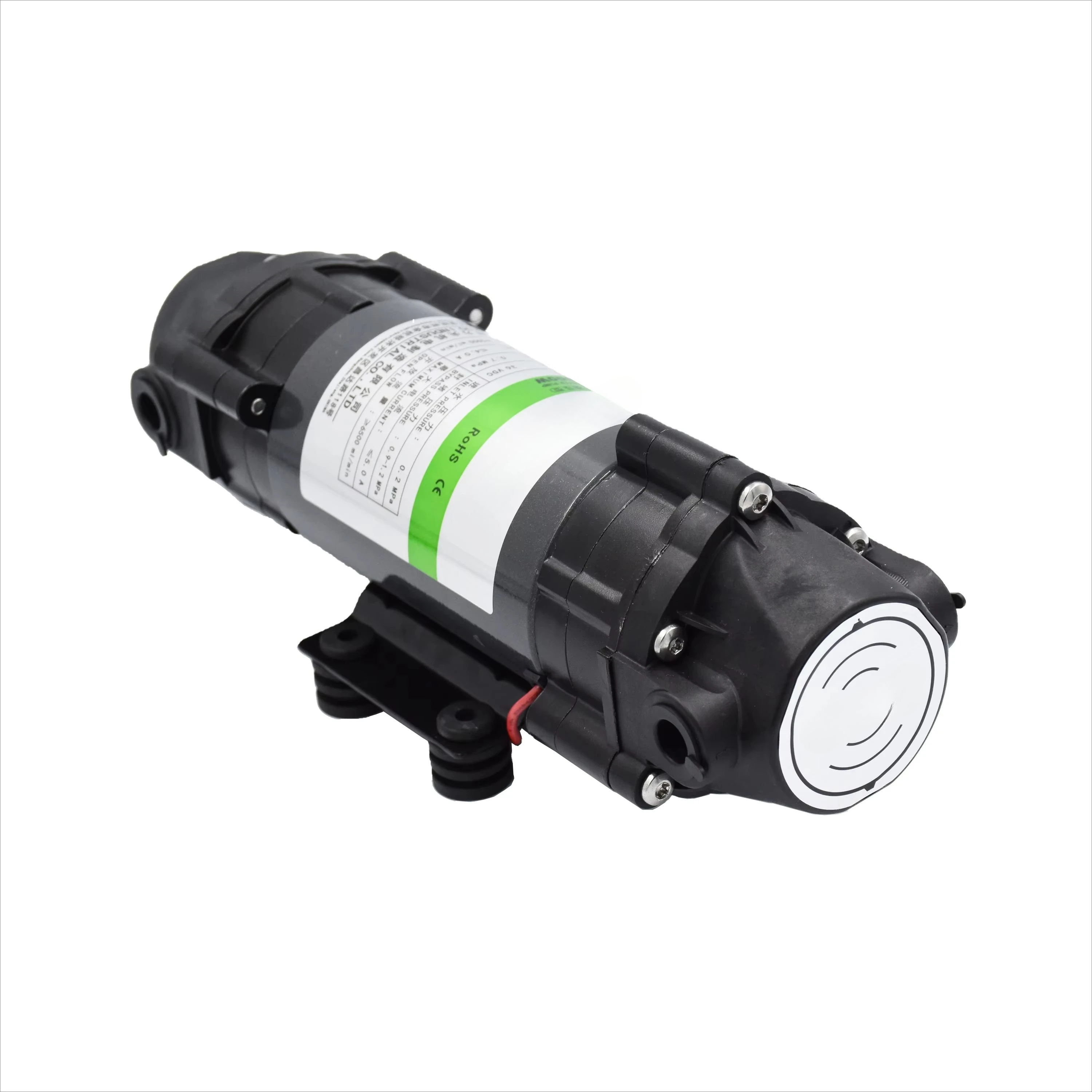 Pompe de surpression RO commerciale 36V 1000 GPD avec structure à diaphragme à grand débit pour purificateur et traitement de l'eau potable