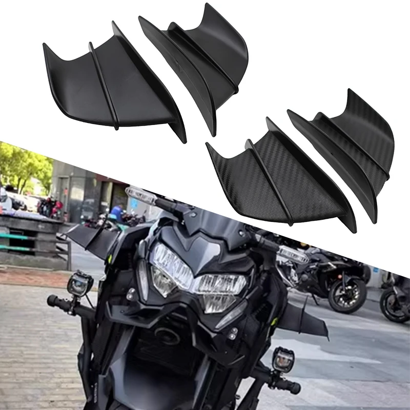 Motorcycle Winglet Aerodynamic Wing Kit Spoiler Motorcycle For Suzuki GSX-R600 GSX-R750 GSX1300R Hayabusa GSXR1000