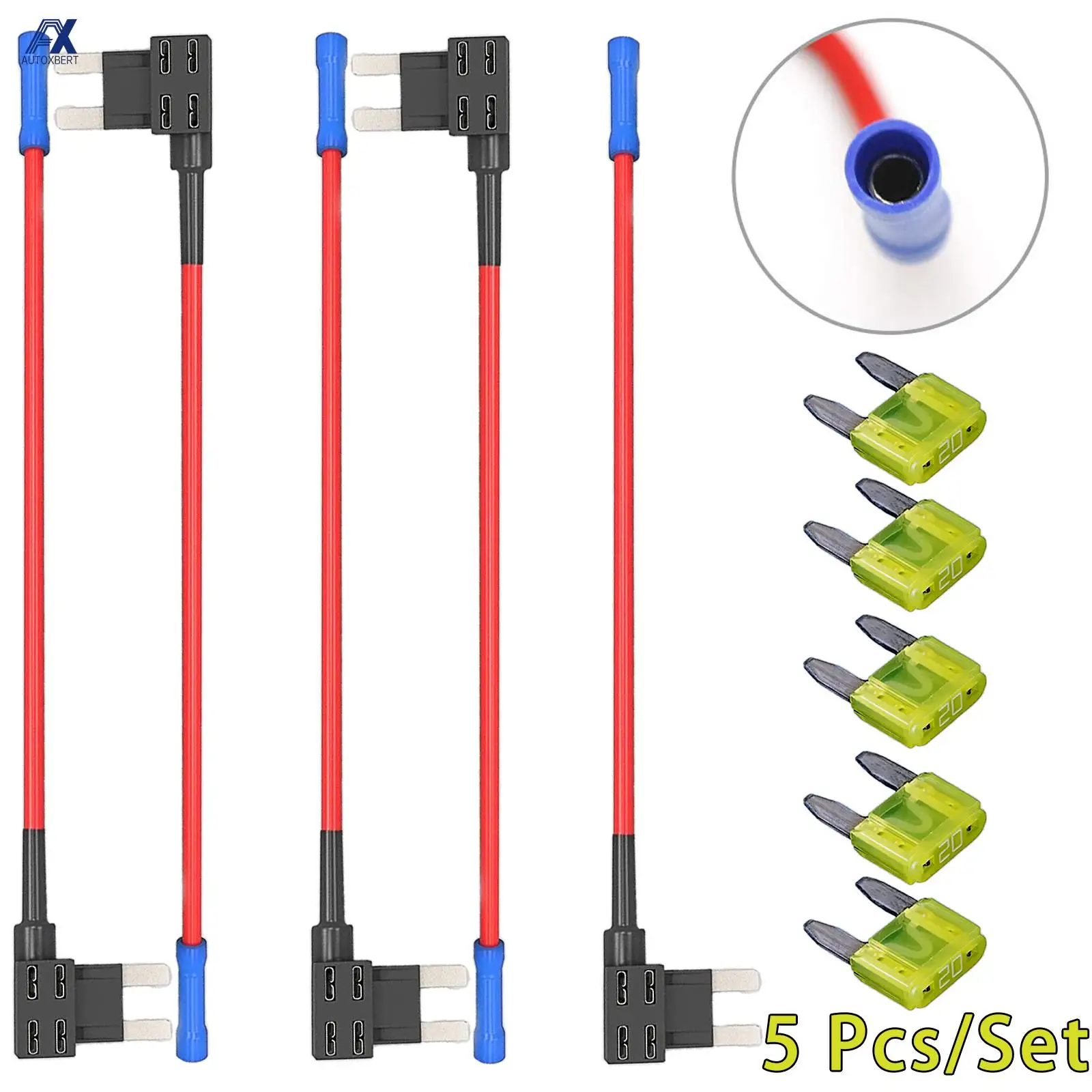 5 Pcs 12V 24V Car 1…