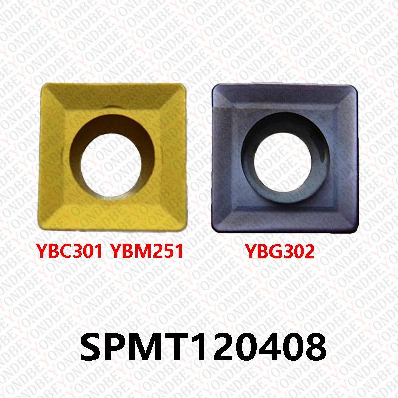 SPMT الأصلي 120408   SPMT 120408 -KM YBD152 YBG302 SPMT 120408 -PM YBC302 YBM253 YBC301 YBG205 مخرطة القاطع كربيد إدراج أداة CNC