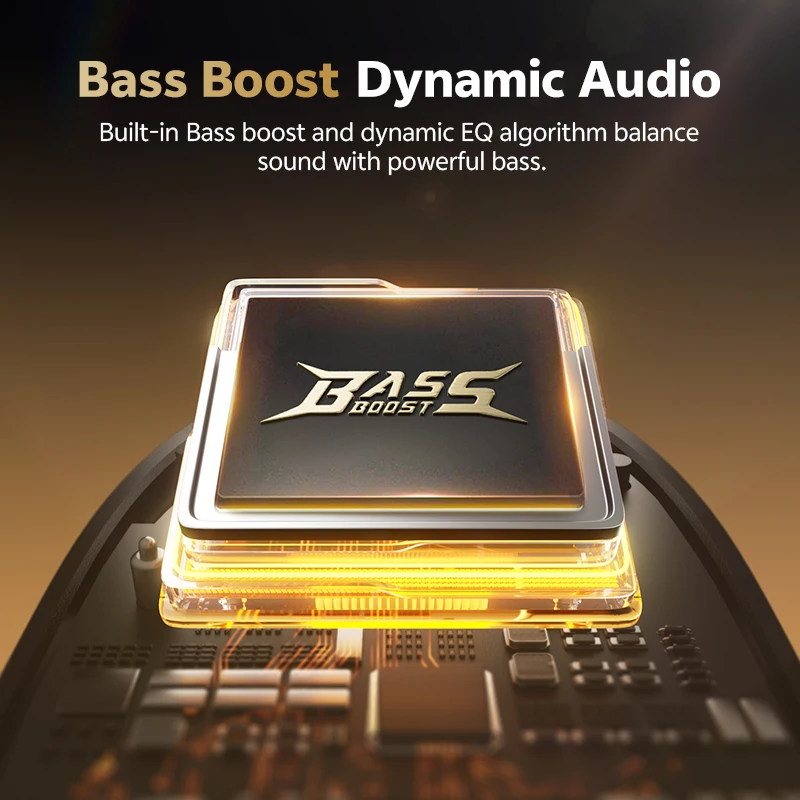 QCY Crossky R70 سماعات رأس لاسلكية مفتوحة الأذن عالية الدقة مع LDAC OWS سماعات باس دفعة بلوتوث 6.0 سماعات أذن رياضية 52 ساعة