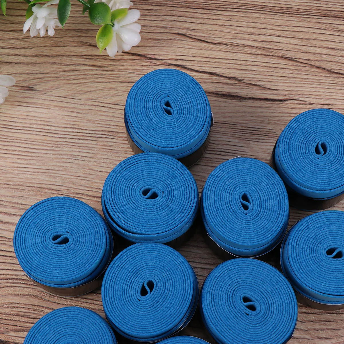 

10 Pcs Anti Racket Overgrip Badminton Squash Tennis PU Soft Sweat Absorbing Grip for Sports Fishing Racquet Grips Handle