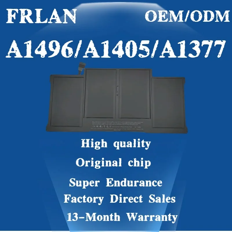 

A1496 A1405 A1466 Battery For Apple MacBook por 13" A1466 2012/2013/2014/2015/2017 MD760LL/A MD761CH/A 7.6V 7200mAh