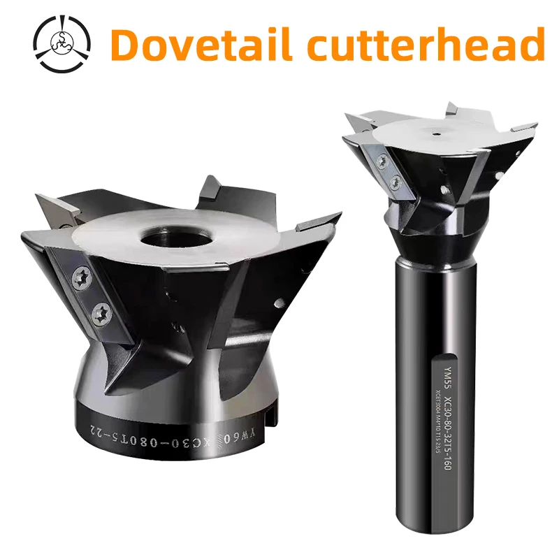 Dovetail Slotting Cutter YW55 Degree 60 Dovetail Slotting Cutter Bar With XC30 Blade Large Deep Slotting Cutter