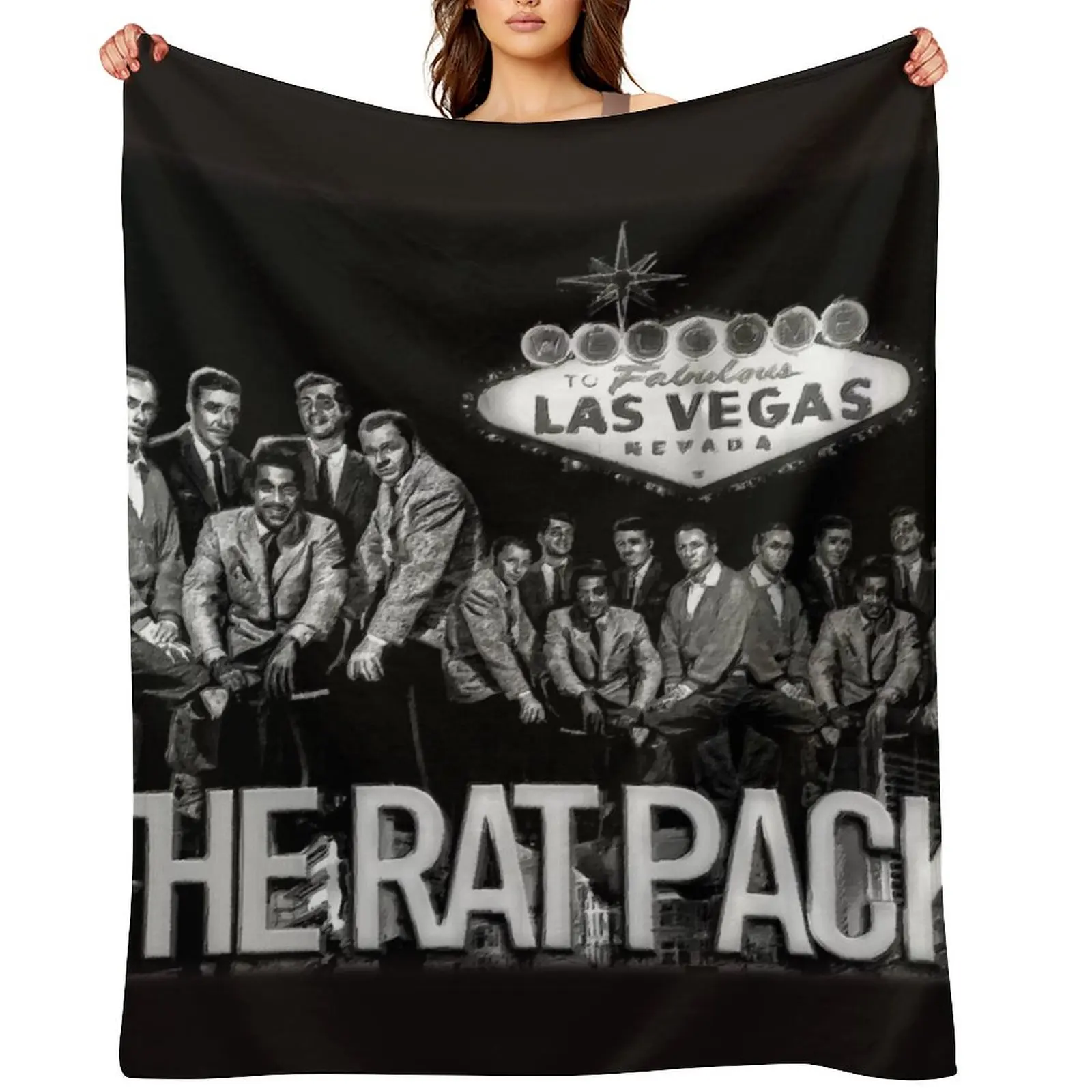 

The Rat Pack Throw Blanket Cute Plaid Giant Sofa Weighted For Baby Blankets