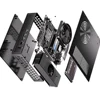 Msecore MV9ミニPC 第9世代 Intel 第9世代 i5/i7/i9 GTX1050Ti 4G Windows 11 Pro DDR4 RAM M.2 SSD BT5.0 ゲーミングデスクトップパソコン 3