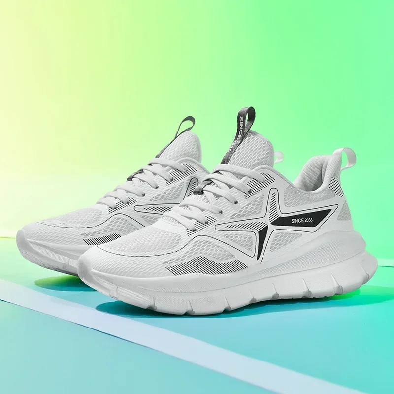 

Men Sports Running Shoes Casual Marathon Breathable Lightweight Women's Comfortable Athletic Nonskid Walking Sneakers