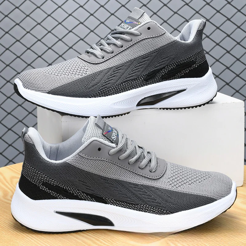 Men Mesh Casual Sports Shoes Spring and Autumn Fashion Running Breathable Women Sports Non Slip Comfortable Casual Tennis Shoes