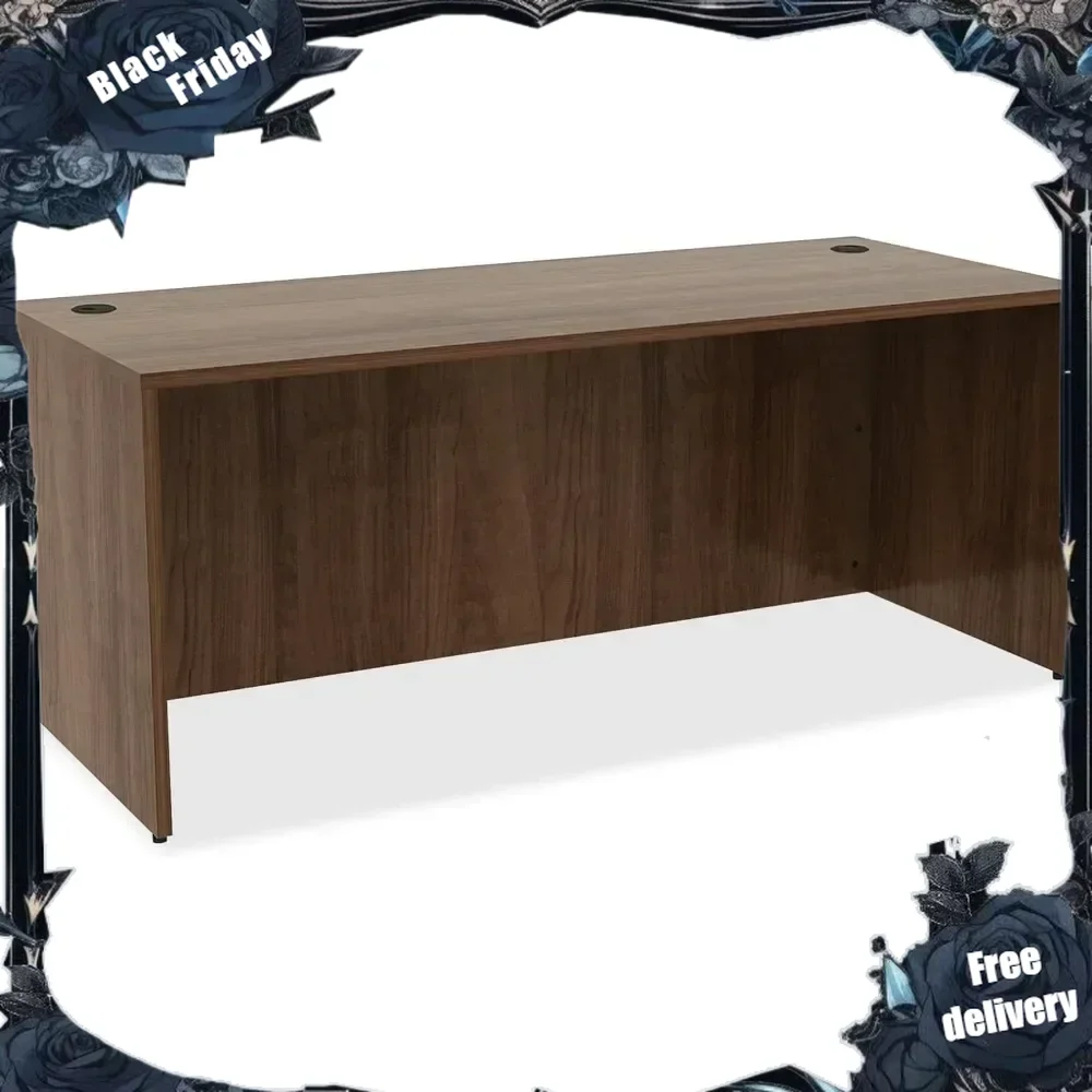 Essentials Desk, Walnut Laminate