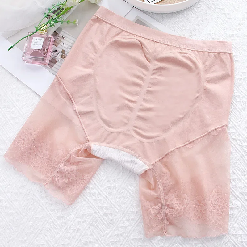 Safty Shorts Under Skirt Sexy Lace Anti Chafing High Waist Thigh Safety Shorts Ladies Pants Underwear Plus Large Size Women New