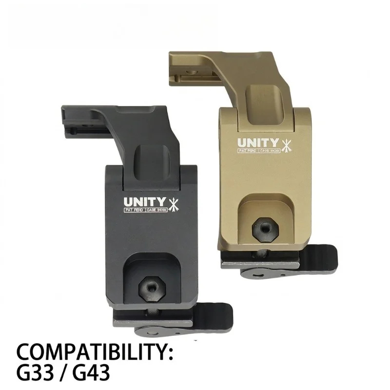 Tactical FTC Flip To Center Mount For G33G43 Magnifier Aluminum Alloy Quick Detach QD Base Fits 21mm Picatinny Rail Hunting Gear
