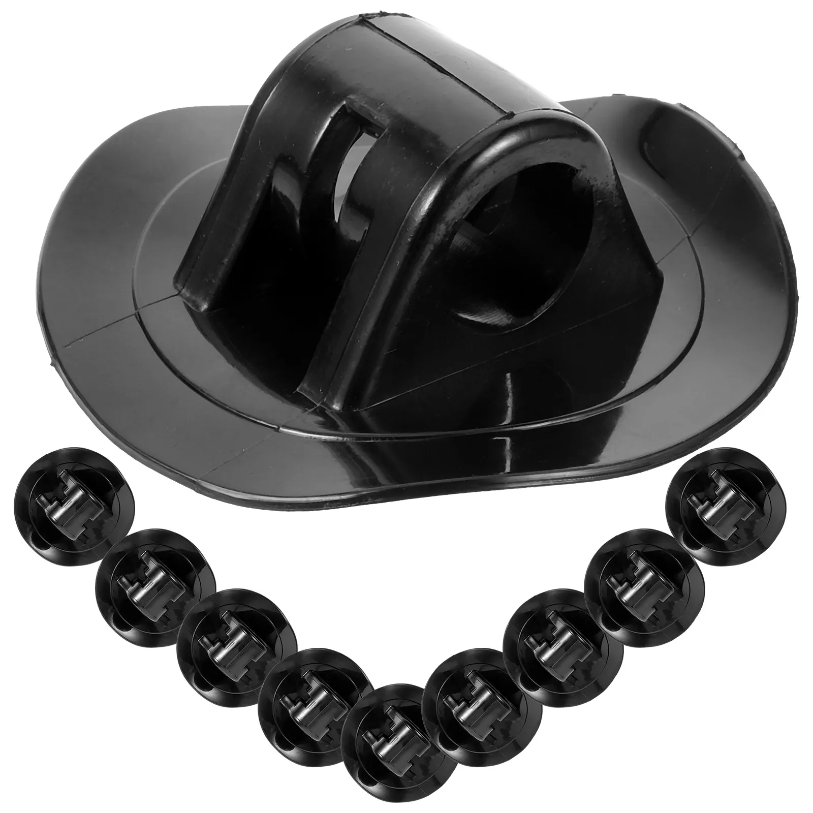 

10pcs Kayak Rope Buckles Elastic Cord Fixators PVC String Clips for Inflatable Boat Canoe Accessories Lightweight Portable