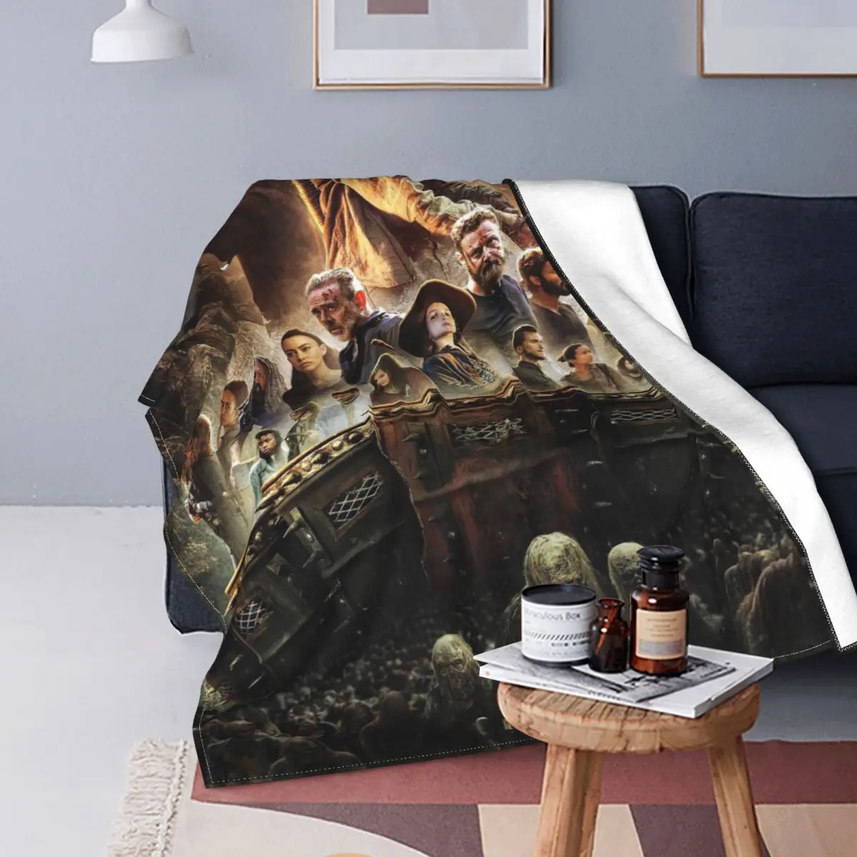 the-walking-dead-horror-movie-blanket-zombies-violence-flannel-vintage-warm-throw-blankets-for-coverlet-summer