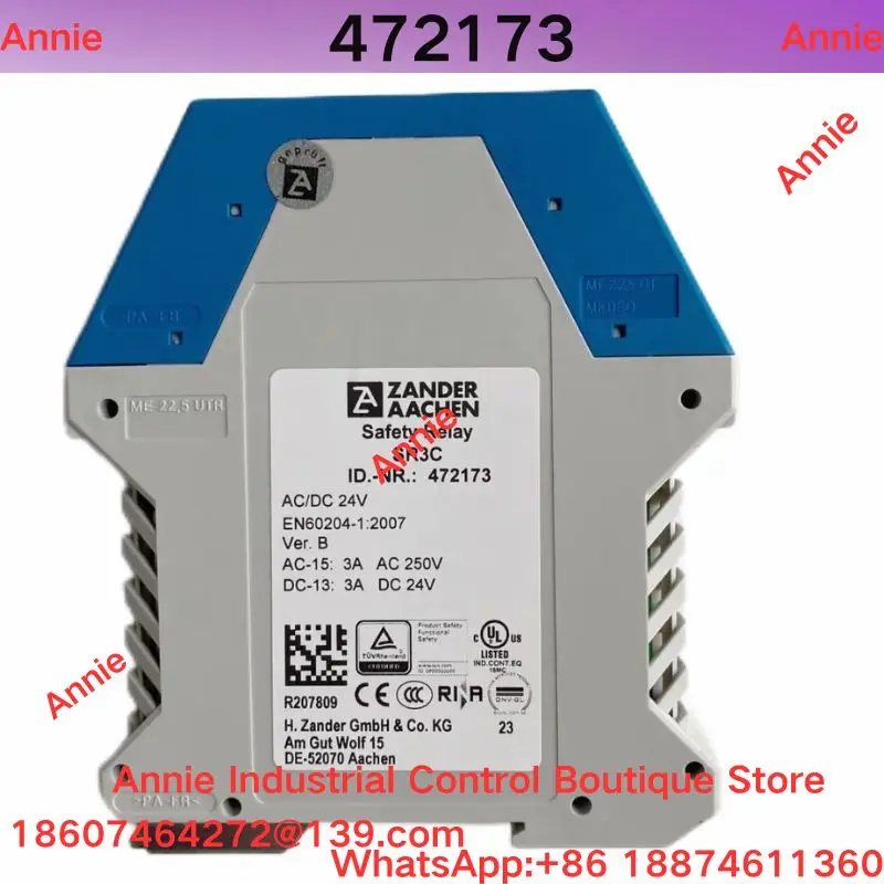 brand-new  Original imported safety relay SR3C 24V, order number 472173