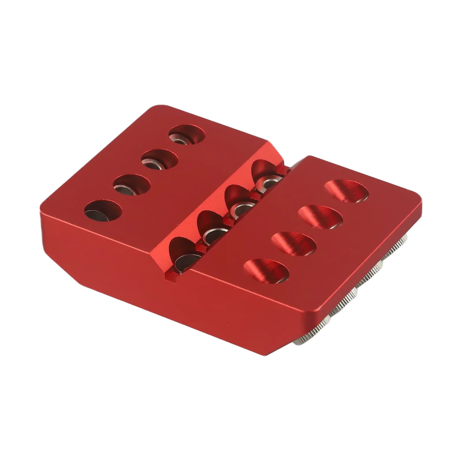 

Угловые лестничные перила Направляющая для угловой дрели Направляющая для сверла из алюминиевого сплава Четыре размера Направляющие отверстия Стопорный зажим Стабильность