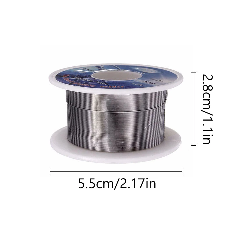 고순도 주석 라인 0.3mm 와이어 솔더 삼키기 플럭스 릴 용접 라인 수리를위한 납 로진 코어 주석 와이어 낮은 융점