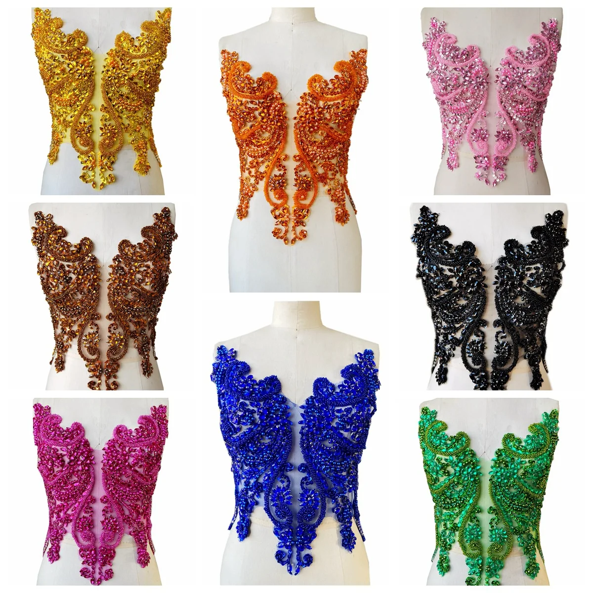 sparkling-beaded-embroidery-multicolored-lace-sequins-accessories-garment-patches