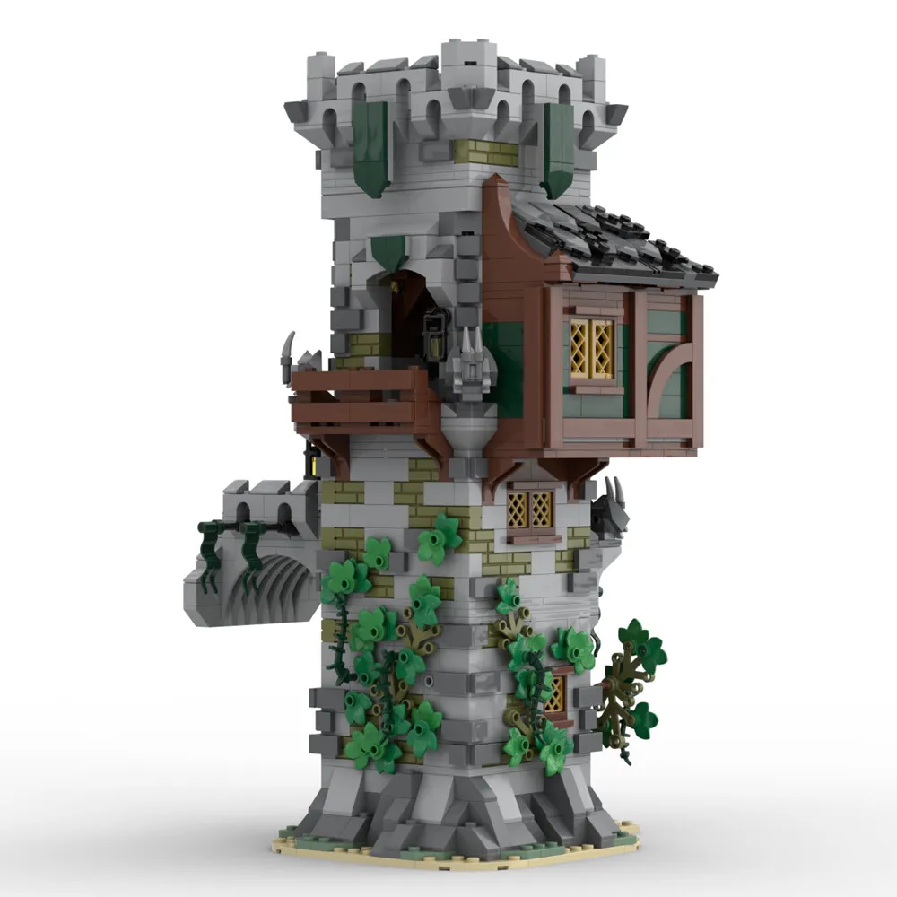 

MOC-83831 MEDIEVAL GUARD TOWER Model for Medieval Castle and Village 1340 Parts
