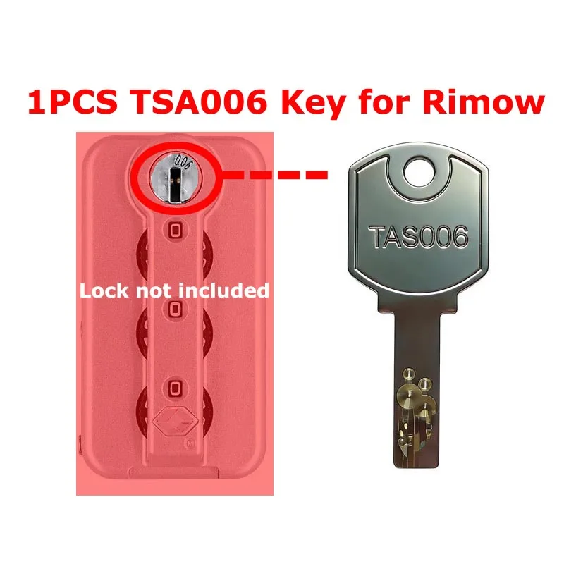 TSA006 TSA007 Gepäckschloss, geeignet als Ersatz für Rimowa-Gepäckschlösser TSA006 und TSA007.
