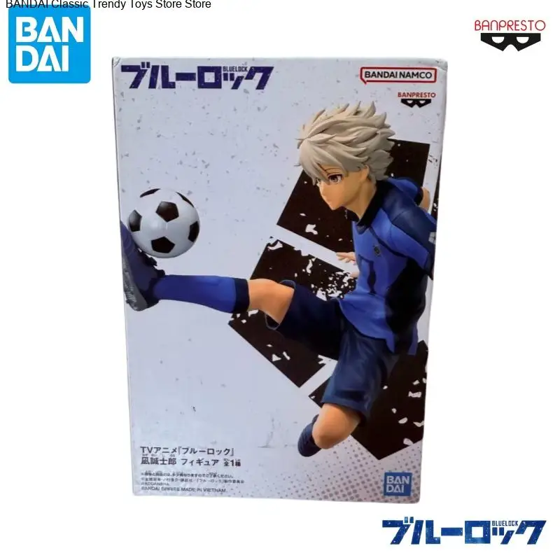 Bandai Origineel Op Voorraad Banpresto Blue Lock Anime Karakters Nagi Seishiro Model Action Figure Garage Pop Gloednieuwe Boxed