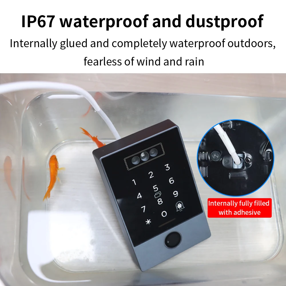 TTLOCK access control Smart Lock waterproof ip67 fingerprint WiFi face recognition visual intercom palm vein 13.5hz security