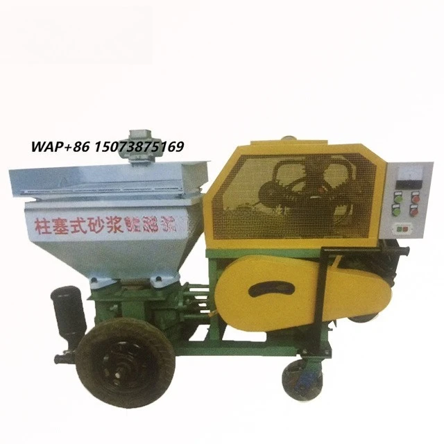 Automatic Sand Mortar Spraying Pump Machine Sand Cement Sprayer Wall Cement Plaster Machine