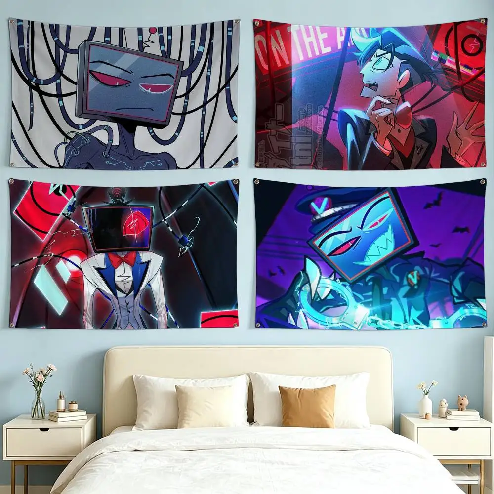 VOX Trust Us H-HazbinS Flag Suitable For Party Club Outdoor Interior Wall Decoration Banner Fans Gift