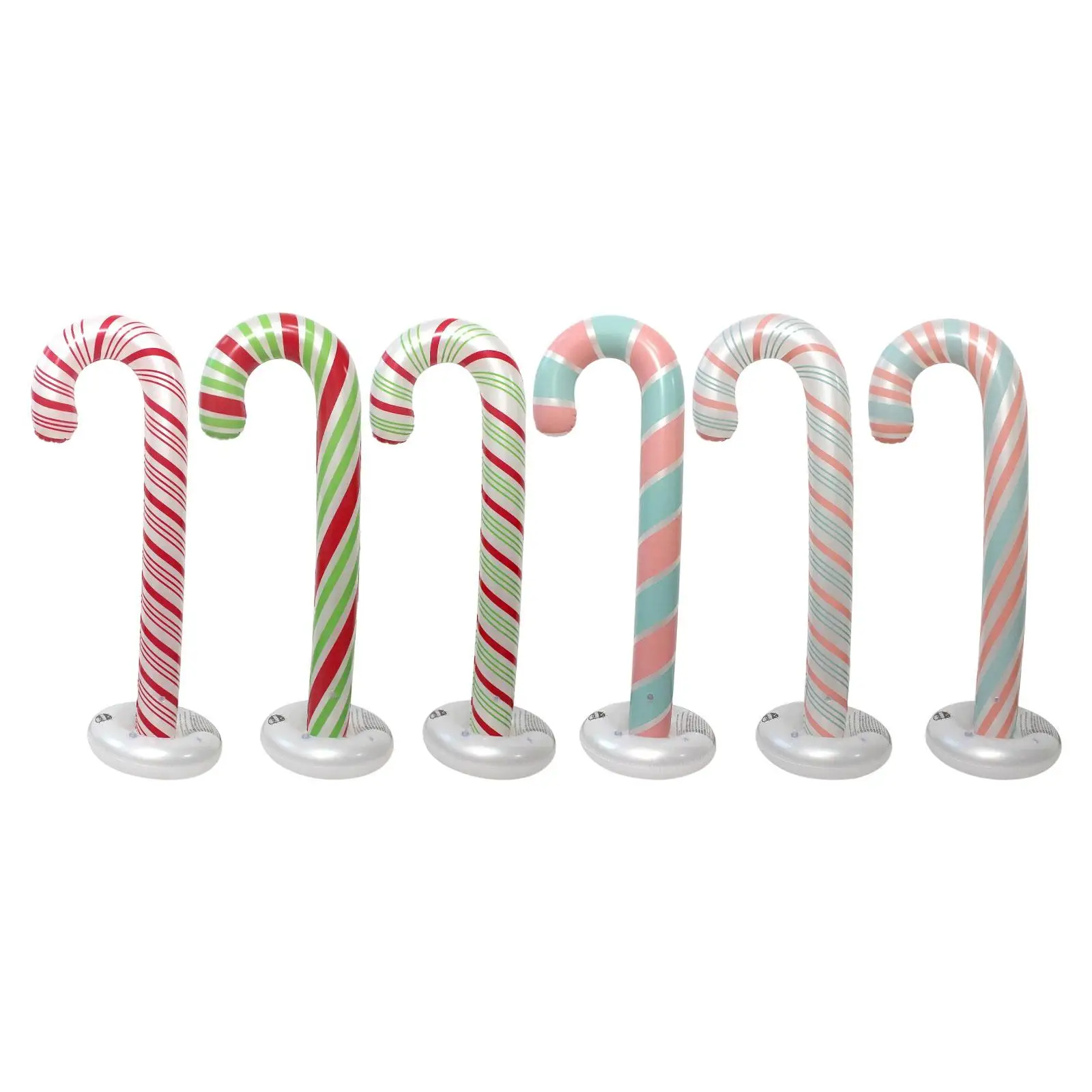 Christmas Inflatable Candy Cane Blow up Candy Cane Multifunctional Christmas Decoration for New Year Indoor Outdoor Holiday